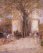 Childe Hassam Washington Arch in Spring oil painting picture wholesale